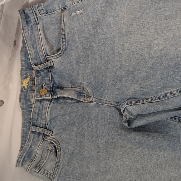 Tommy Bahama women slim boyfriend blue jeans size 30 x 29 - Picture 2 of 11